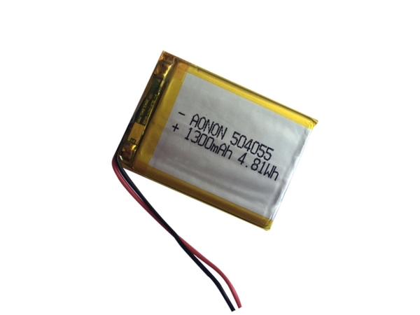 3.7V 1300mAh 504055-1S1P 智能保温杯电池