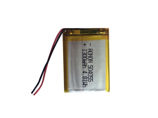 3.7V 1300mAh 504055-1S1P 智能保温杯电池2